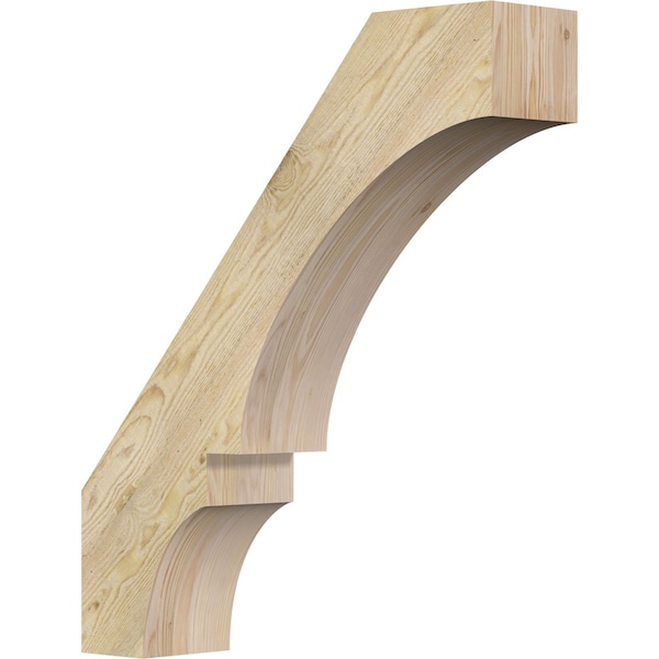Ekena Millwork 6"W x 26"D x 30"H Balboa Rough Sawn Knee Brace, Douglas Fir BRC06X26X30BOA00RDF - main